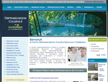 Tablet Screenshot of disintossicazione-cocaina.it